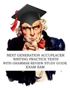Accuplacer practice test writing book
